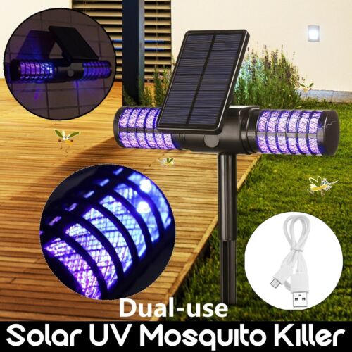 Solar-Powered UV Mosquito Zapper